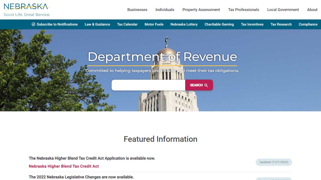 Nebraska Department of Revenue